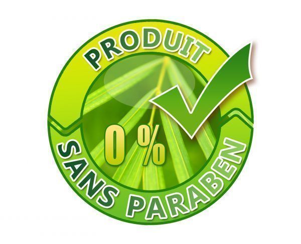 Label "produit sans paraben"