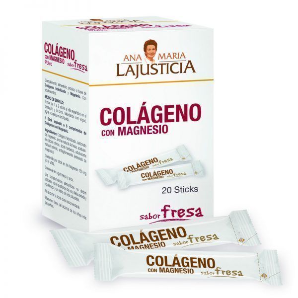 Ana María Lajusticia. Colágeno con Mg (20 Sticks).