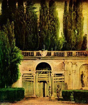 Sombras en Villa Medici