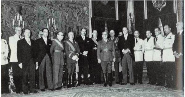 Gobierno de Franco en 1957