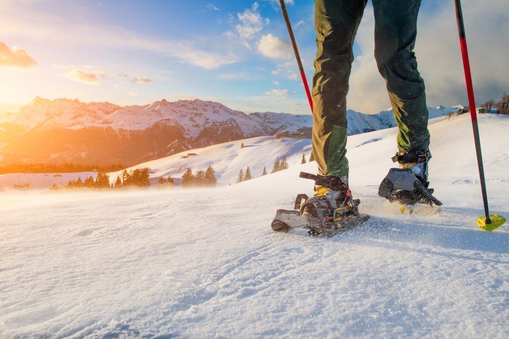 Raquetas para disfrutar de la belleza de la nieve