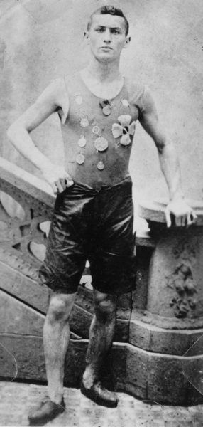El joven atleta Houdini