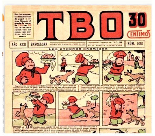 La guerra no impidió a los editores seguir publicando, para muchos niños el TBO siguio siendo de las pocas alegrías de la epoca