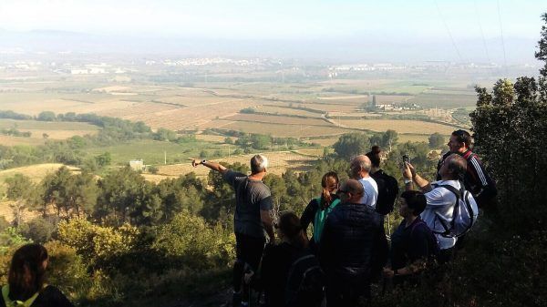 El grupo, en el Parque del Garraf, donde realizamos el ayuno.