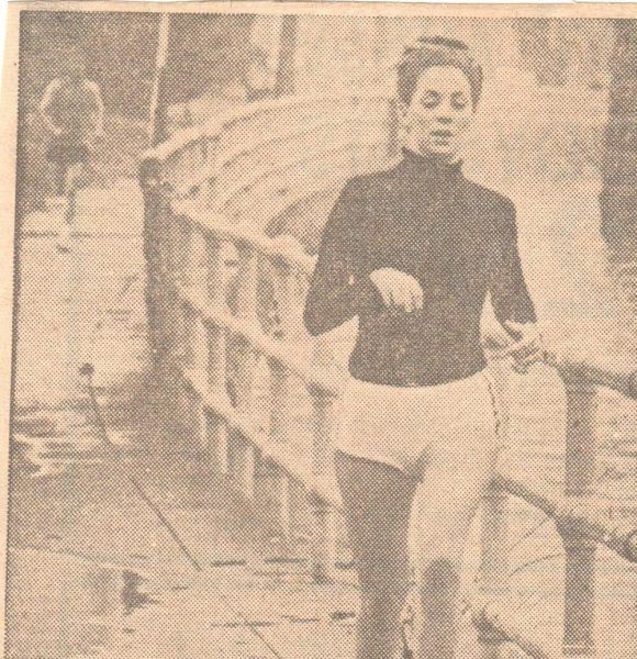 Entrenando en su juventud