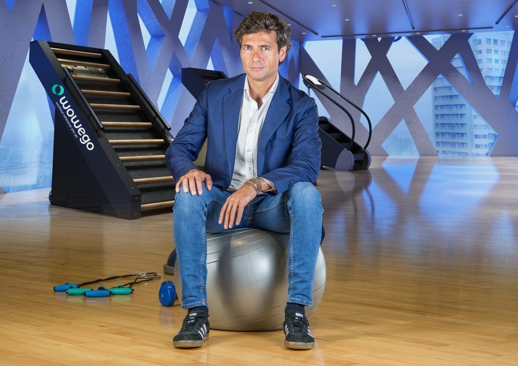 Un club de fitness en una pantalla