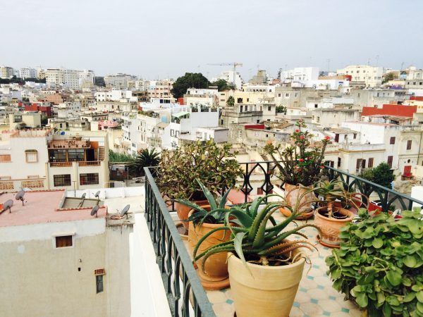 Vista de Tnger desde la Kasbah