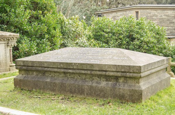 Shelley and Wollstonecraft grave, Bournemouth