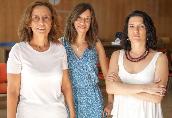 Responsables de Lanzaderas de Empleo Idoia Aguilar Guijjarro (valdemoro), María senrá Benítez (Fuenlabrada) y Marta Mediano García (Mostoles)
