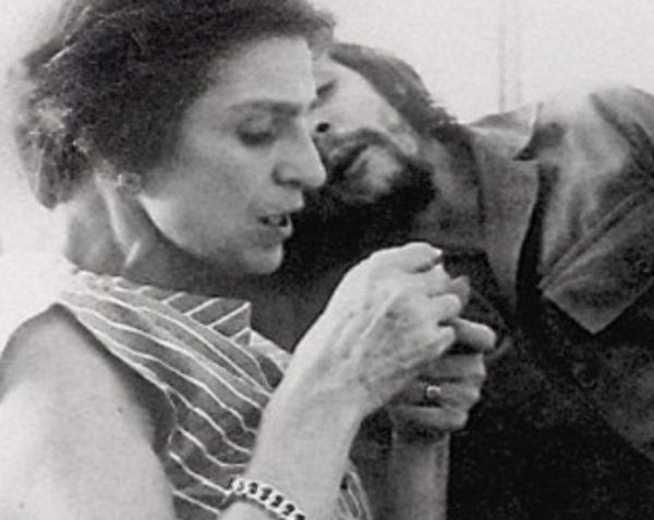 Con Celia, su madre, que fue también su fuerza interior