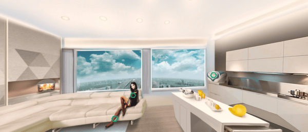 Olga Podgornaja. Smart Flat en 2050