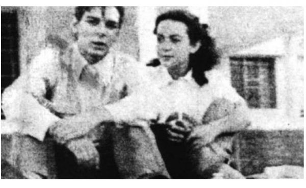 Solo esta foto y muchos recuerdos quedó del romance entre Ernesto y Maria del Carmen Chichina