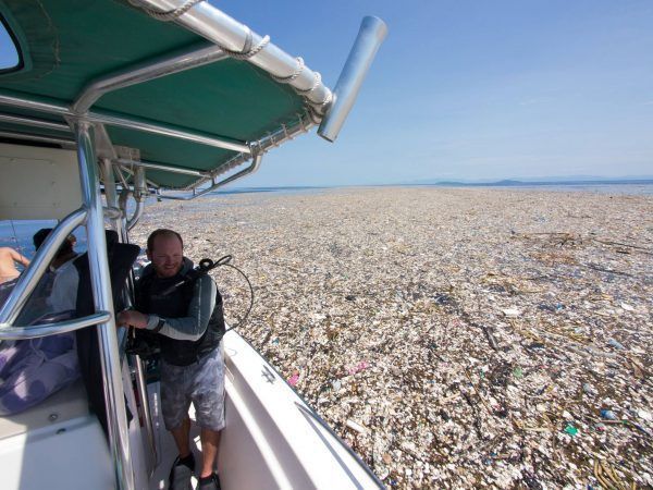 Fotos del mar de plástico entre Honduras y Guatemala 2