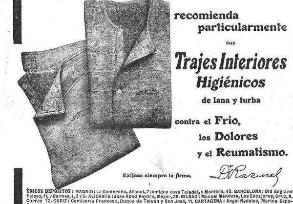 1918. Cuidarse del frío, en aquellos años, era importante.