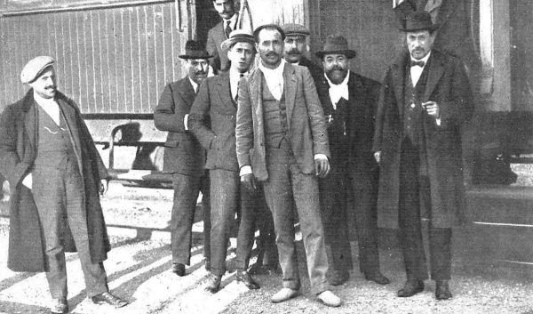 1918. El ladrón del Museo del Prado, tras su detención.