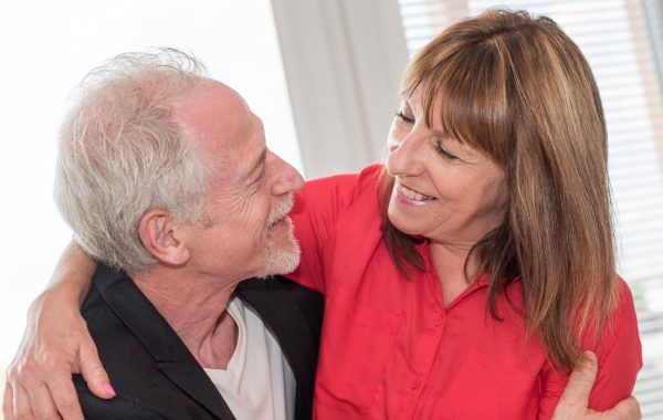 Portrait of a senior couple happy to be together