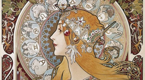 La meticulosidad de sus ornamentos, uno de los atractivos de sus carteles
