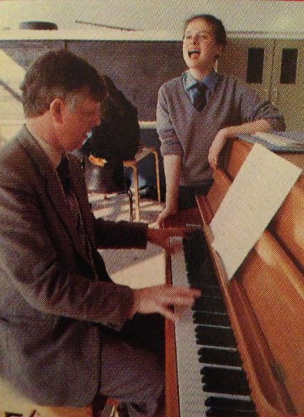Estudiando canto desde cria