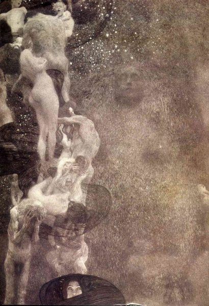 Gustav Klimt, Klimt de pinturas del techo de la Facultad en Viena, `Filosofía´