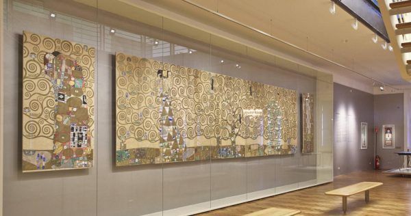 Nueve diseños de la obra de realización de un friso para el comedor del Palacio Stoclet