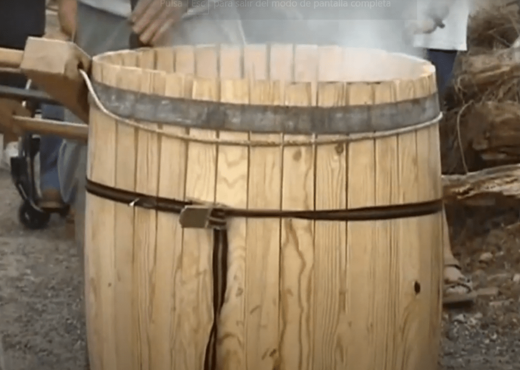 Taller de fabricación de cubas de vino en el Museo de Montejo
